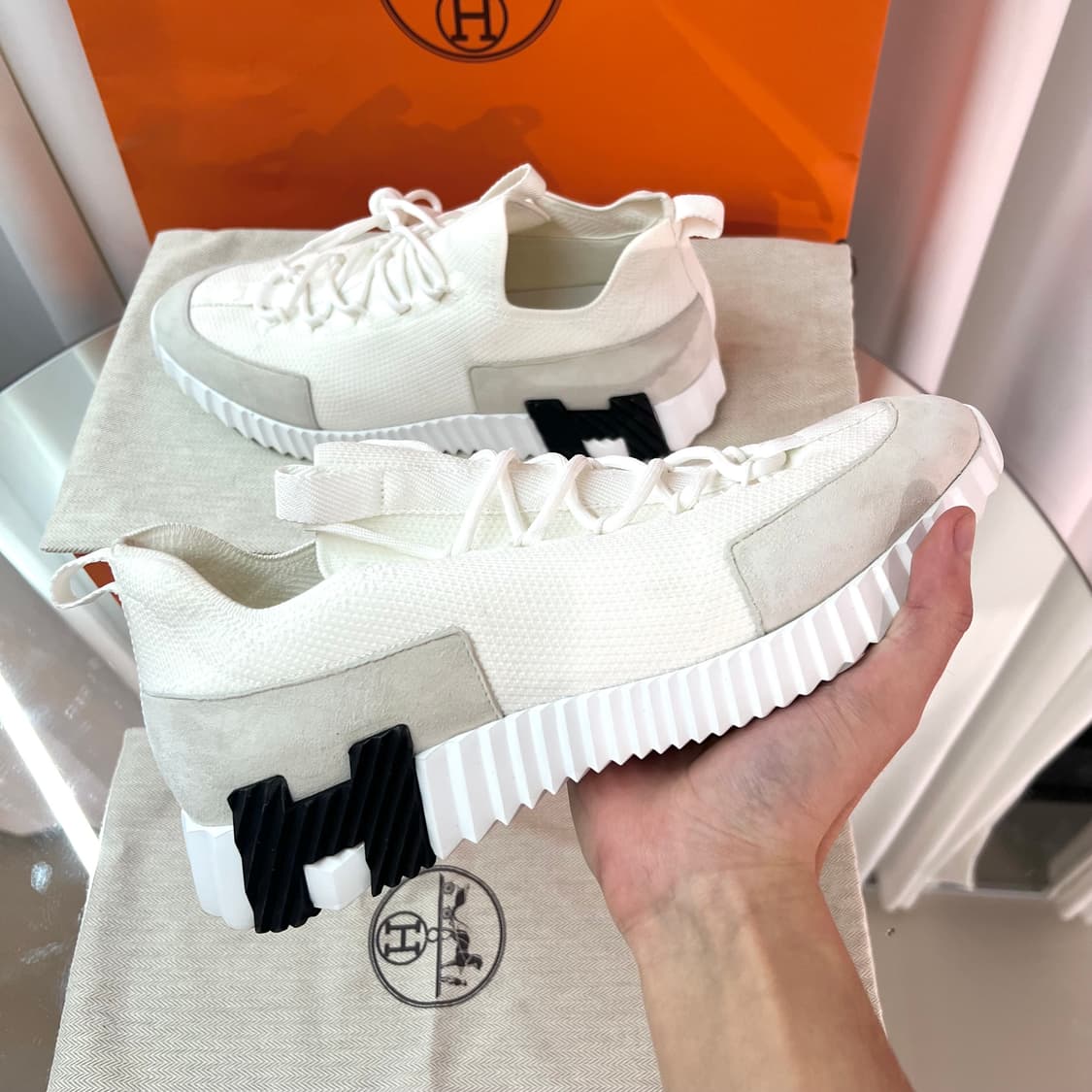 [풀구성/41사이즈] 에르메스 리프트 슬립온 스니커즈 바운싱 상품이미지2