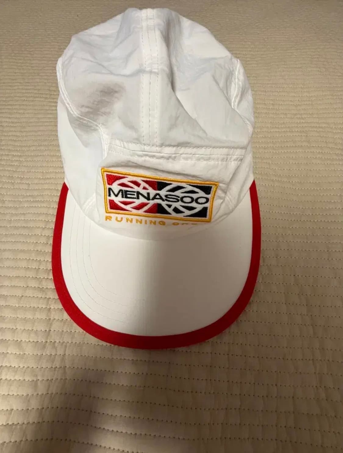 미나수 TRACK CAMPCAP 화이트 상품이미지1