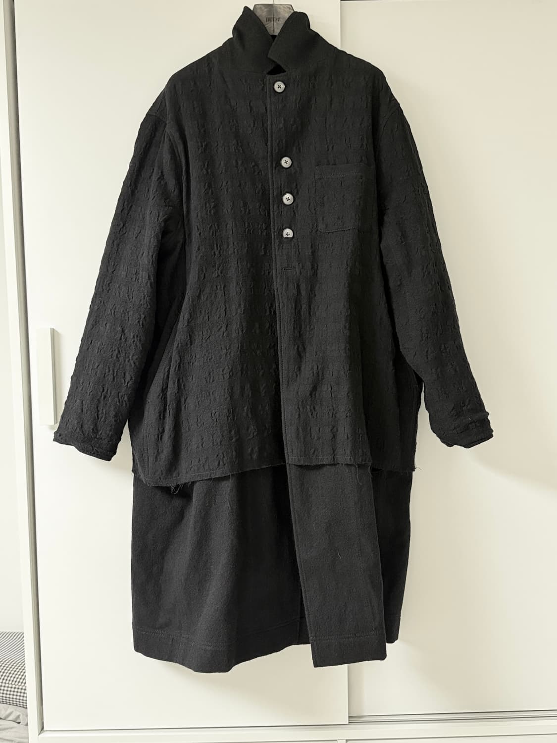브루탈리스트9964 리버시블 블랙 코트 상품이미지3