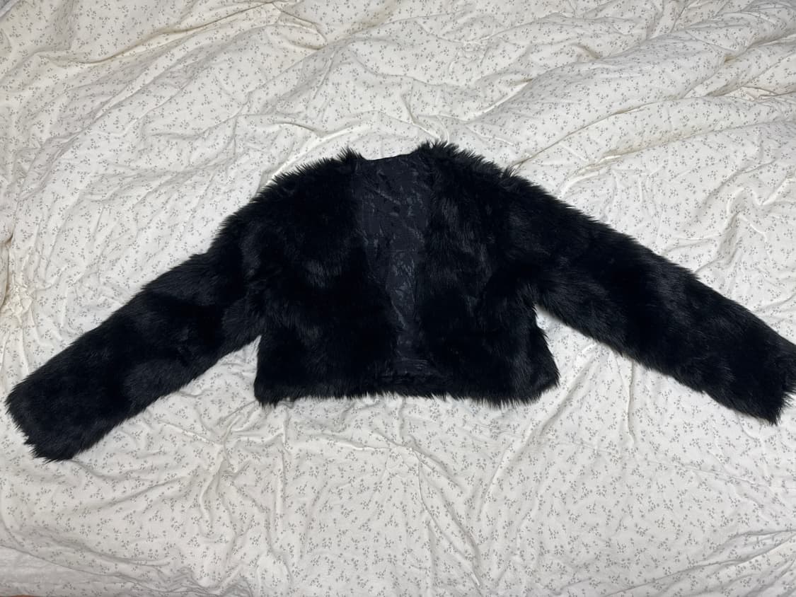 빈티지 비건 퍼자켓 상품이미지1