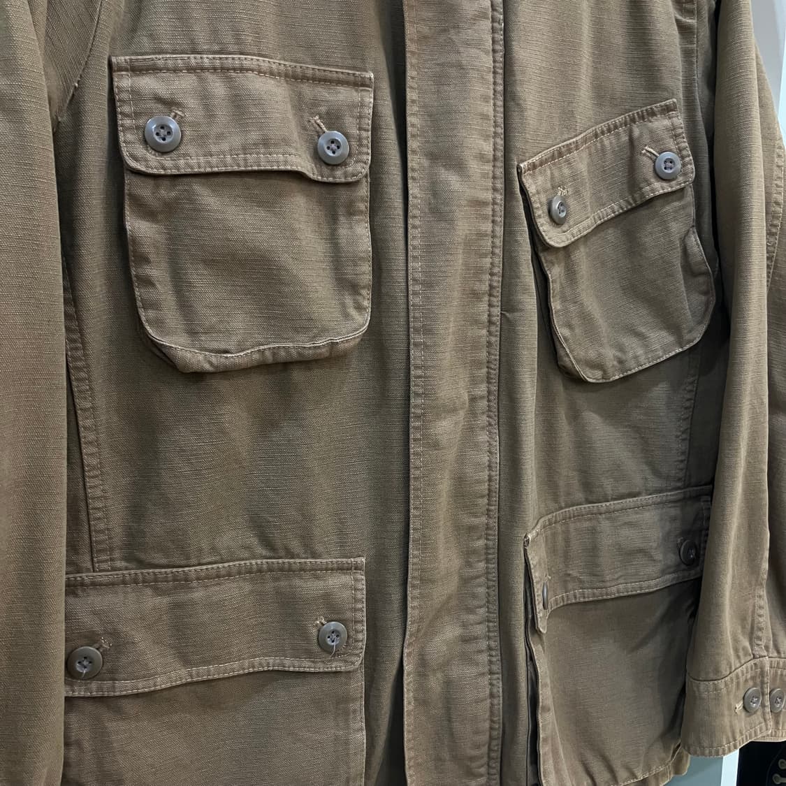 N.S.T 브라운 멀티 포켓 코튼 자켓 M  상품이미지4