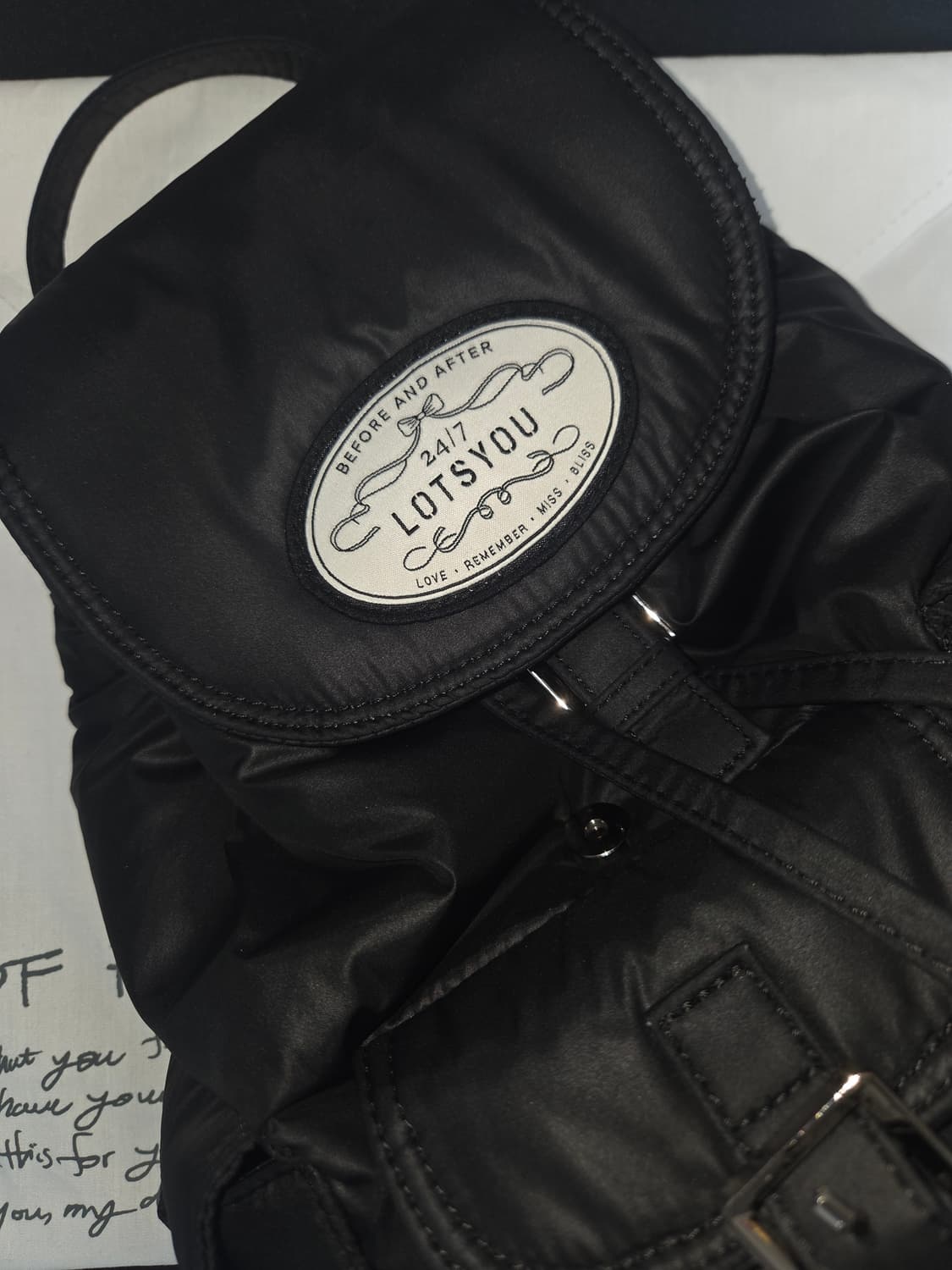 라츠유 검정백팩 (제니백) 상품이미지1