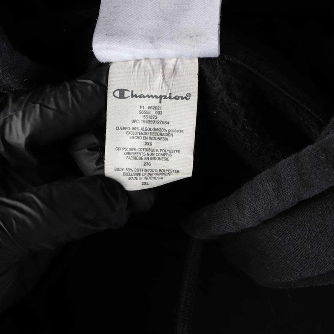 챔피언 클래식 로고 자수 기모 후드티 2XL 상품이미지6