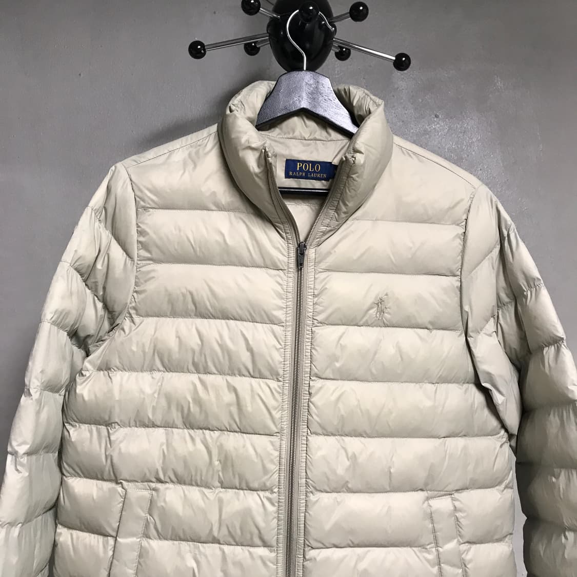폴로 랄프로렌 QR 경량 패딩 베이지 M(W) 상품이미지2