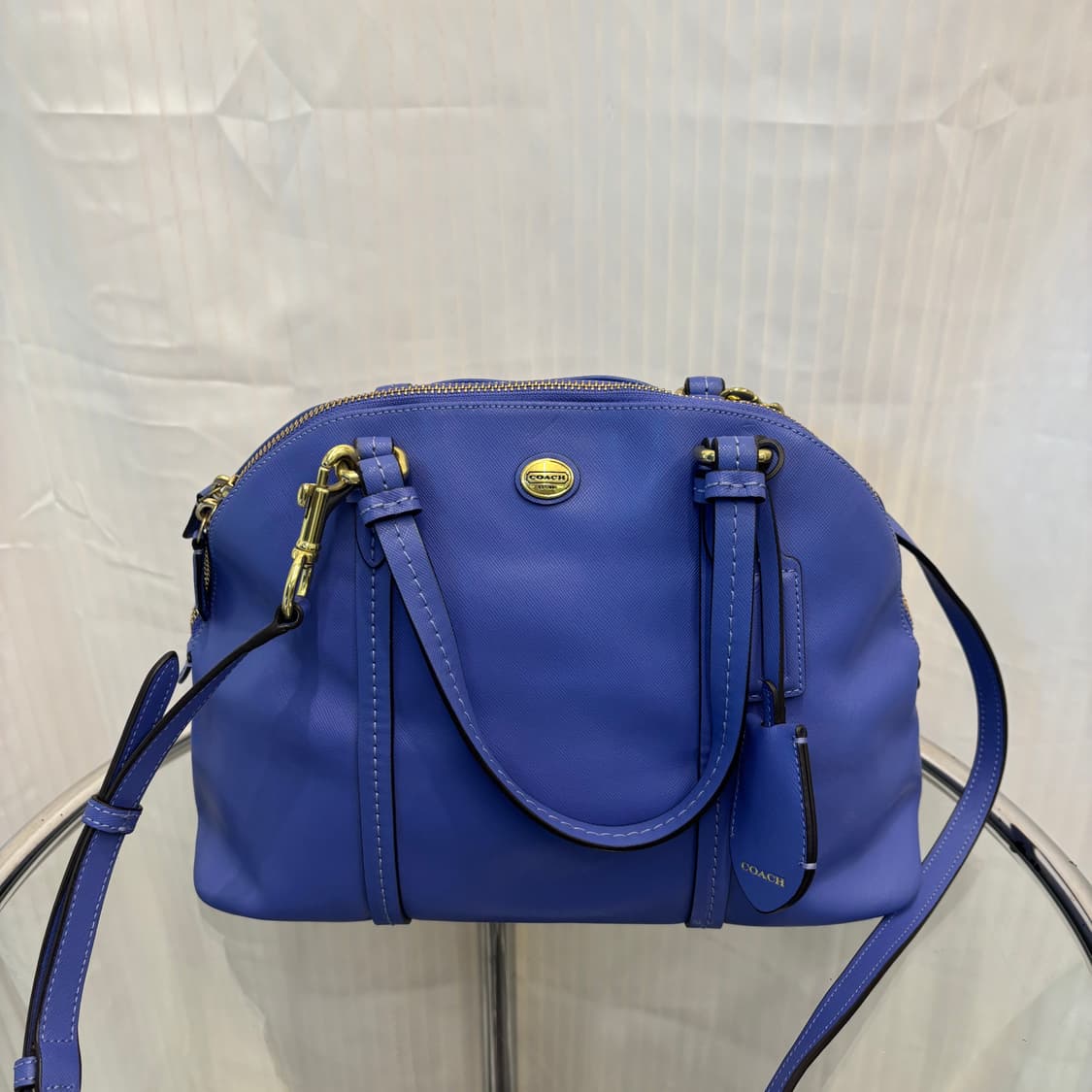 정품 코치 가죽 반달 토트백     상품이미지9