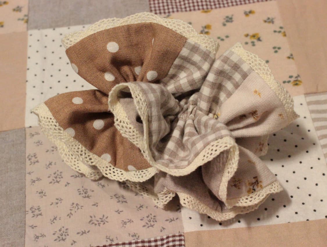 핸드메이드 레이스 스크런치  상품이미지3