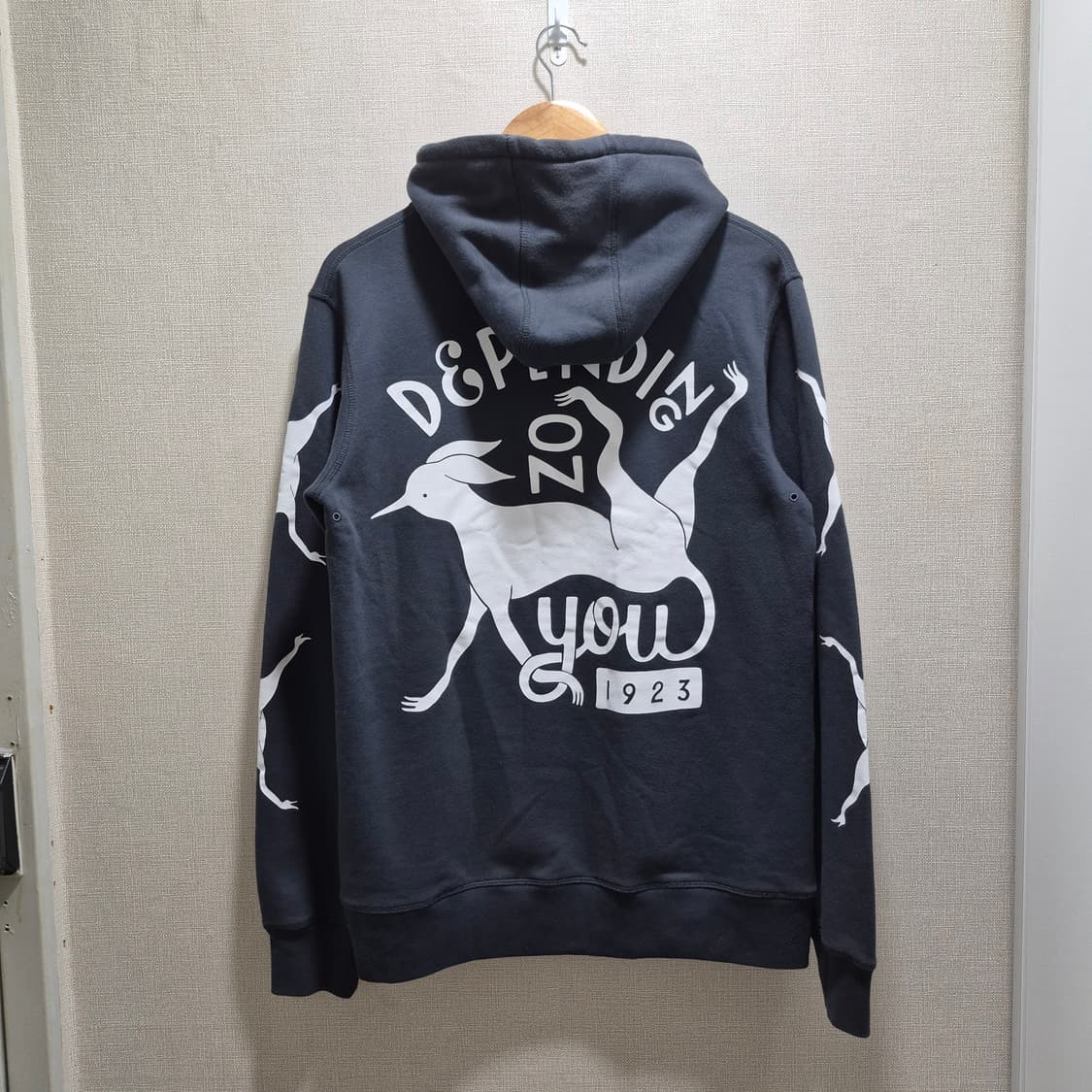 (M) parra 파라 black depending 후드 상품이미지1