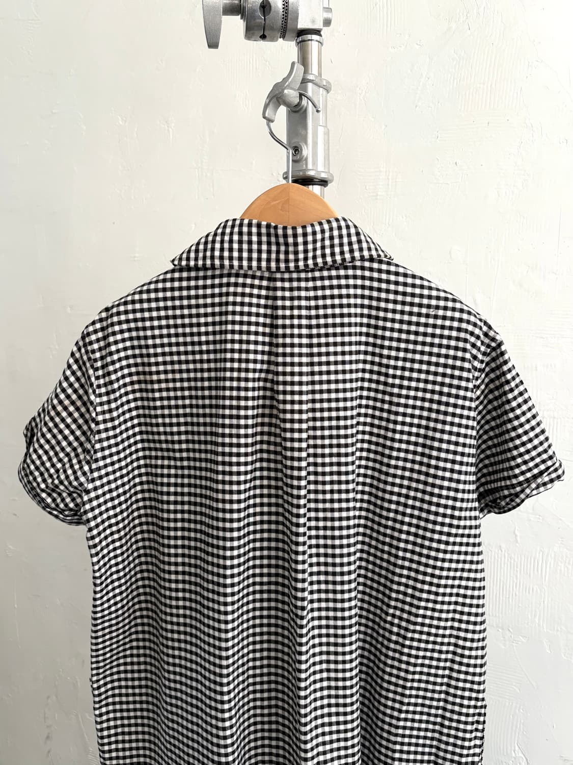 DANTON 단톤 깅엄체크 투포켓 셔츠 원피스 상품이미지4