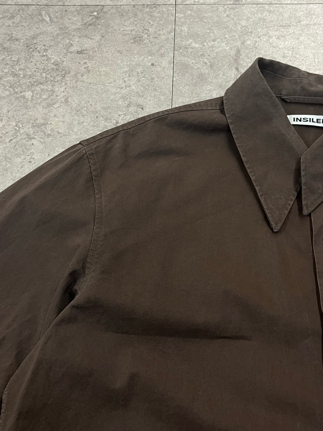 인사일런스 셔츠 브라운 M #csz2050 상품이미지4
