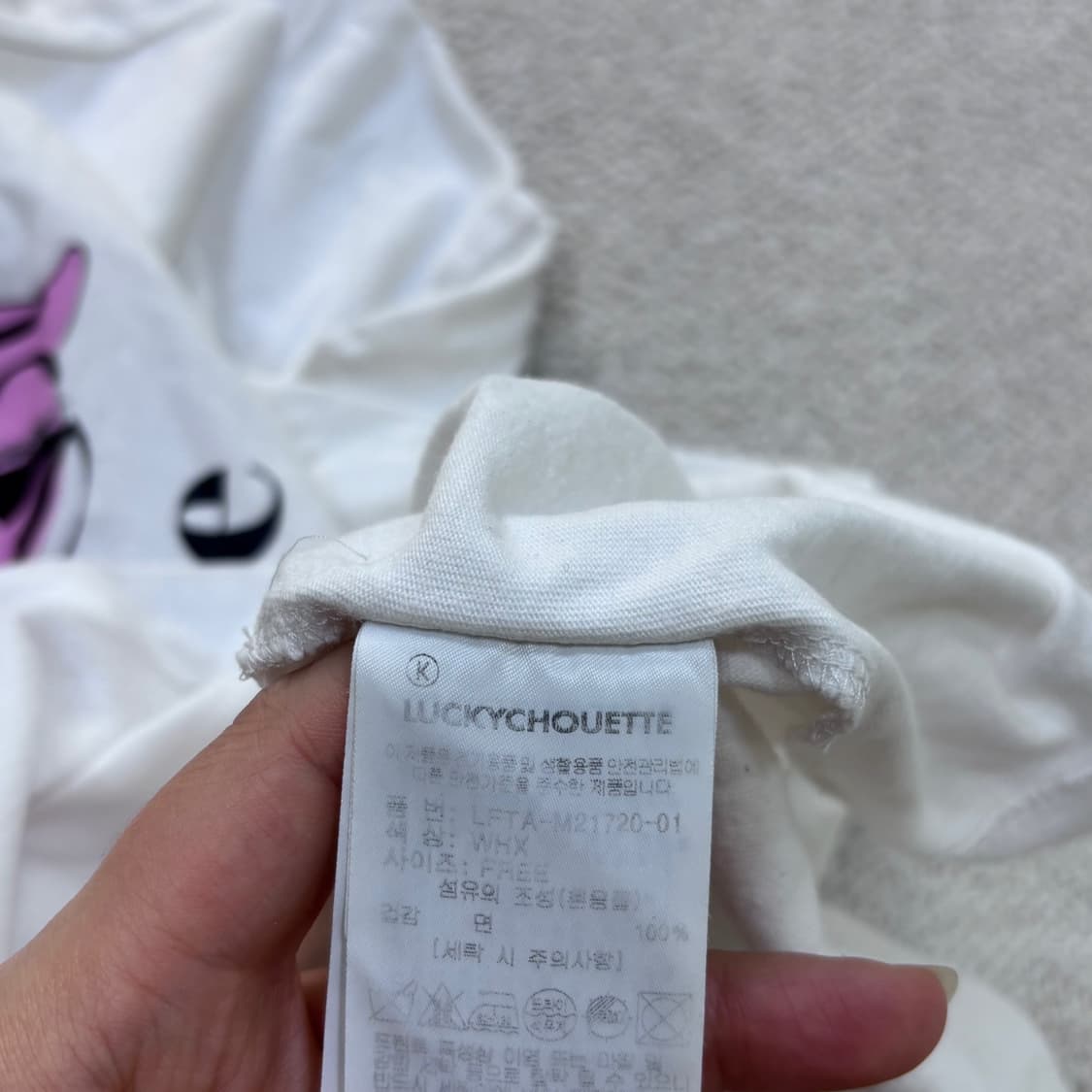 F 럭키슈에뜨 여성 부엉이 그래픽 반팔 티셔츠 0618E 상품이미지4