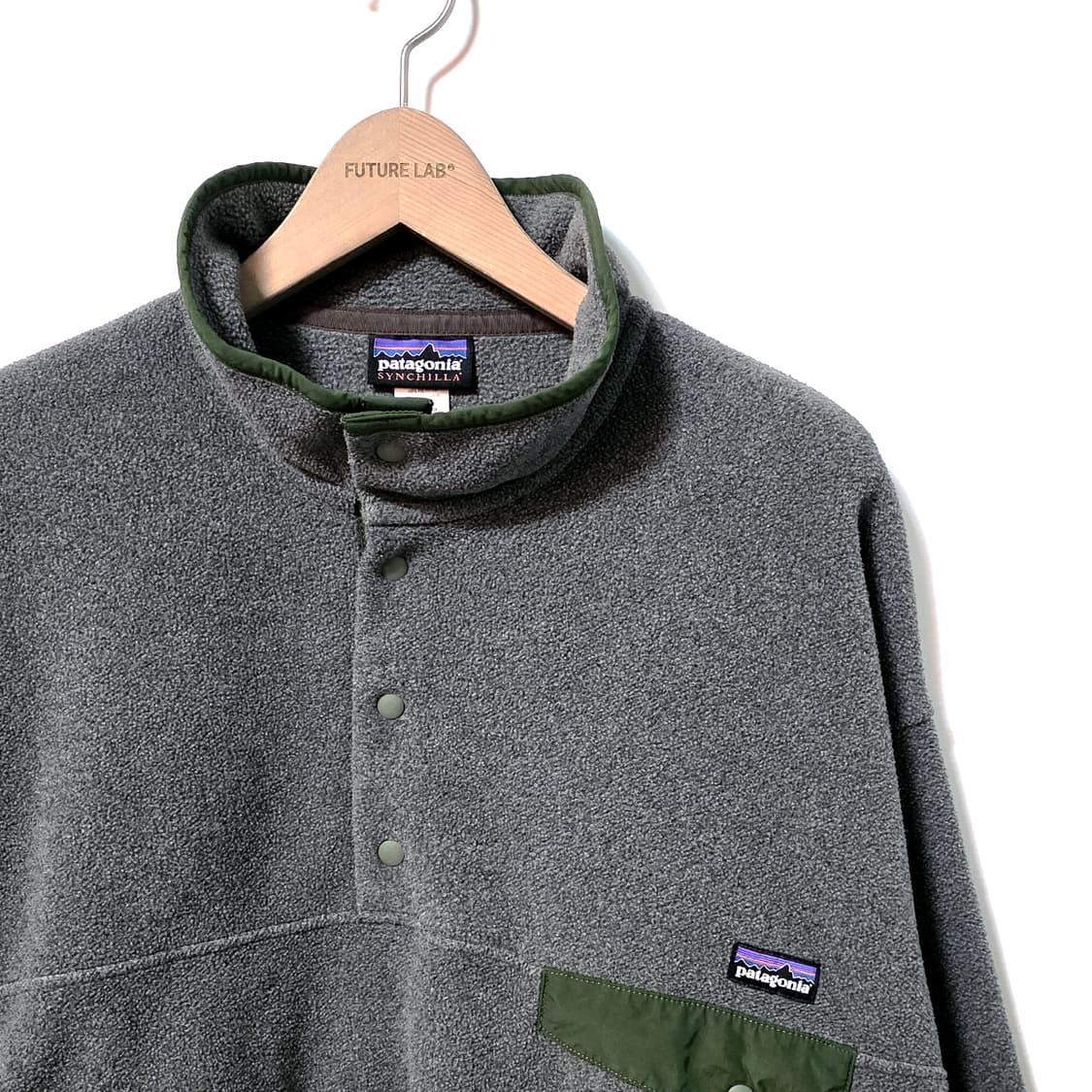 [XL] 파타고니아 신칠라 스냅티 그레이 그린 상품이미지3
