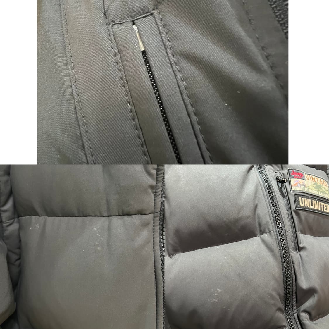 지프(Jeep) 빈티지 차콜 덕다운-팔 분리 2way 점퍼 (105) 상품이미지10