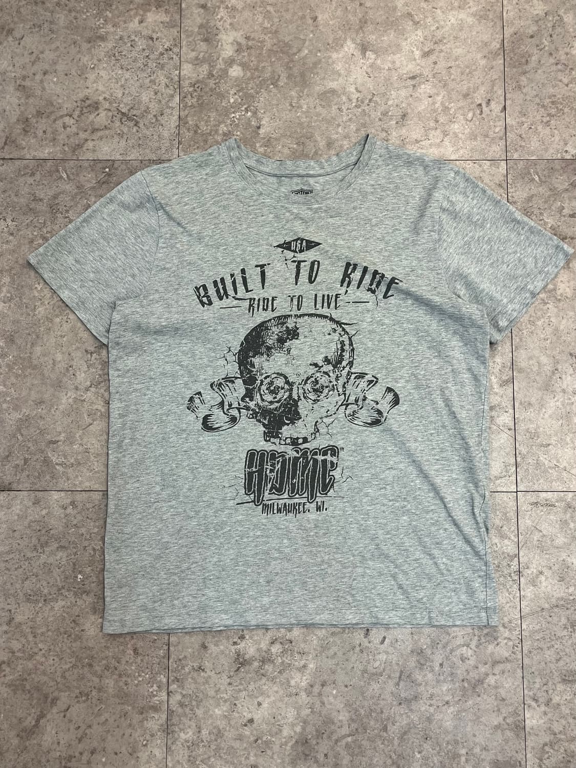 할리 데이비슨 반팔티 그레이 L #csz3831 상품이미지4