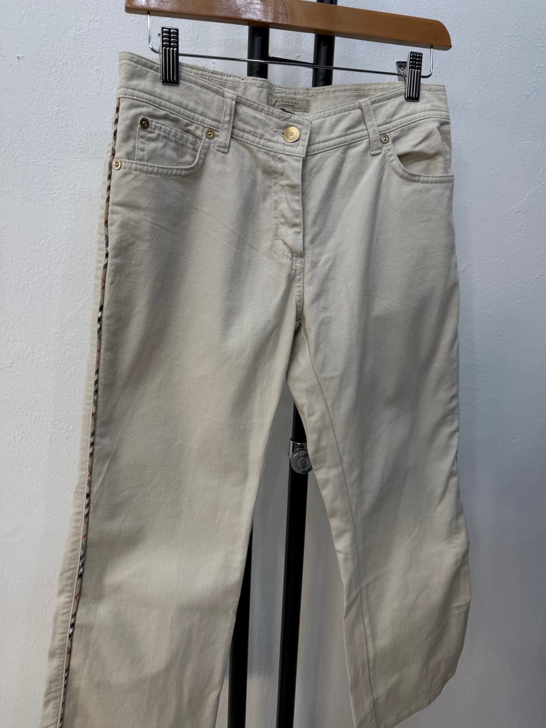 정품) 버버리 여성 코튼 팬츠 28인치 상품이미지2