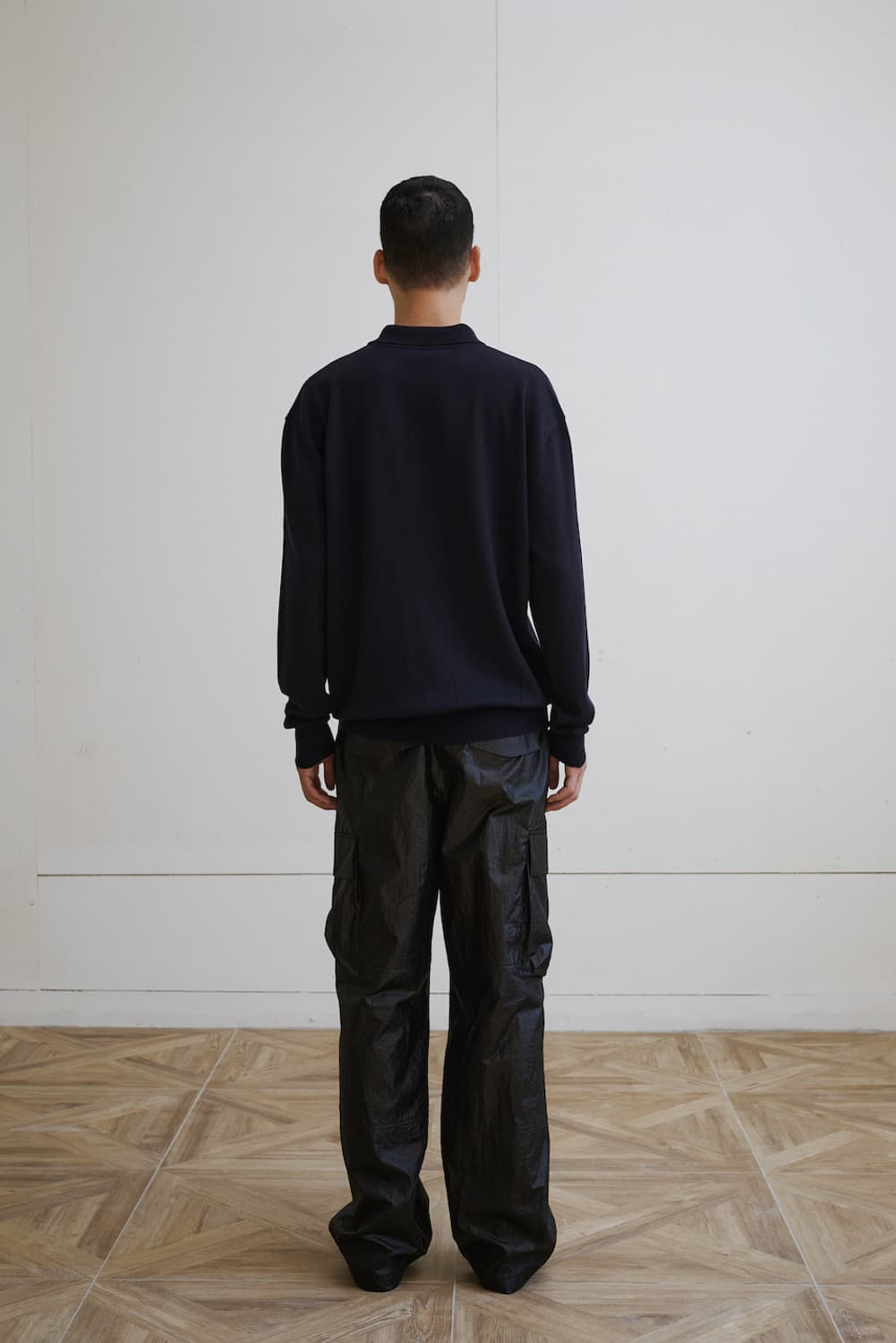 STEEL BUTTON KNIT POLO_DARK NAVY 상품이미지3