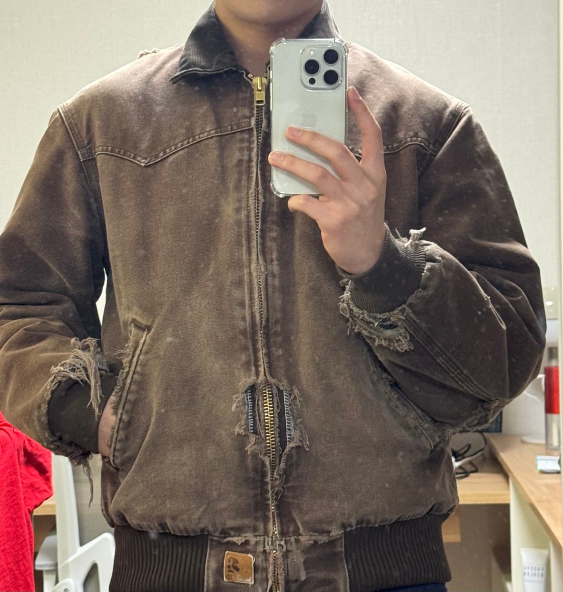 [M] 00's OG 칼하트 J14 산타페 자켓 칼하트 DKB 디트로이트 상품이미지9