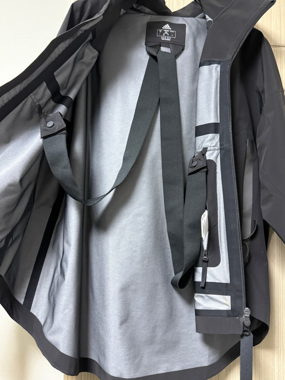 아디다스 여성 마이쉘터 우비 방수 바람막이자켓 점퍼 M 블랙 상품이미지6