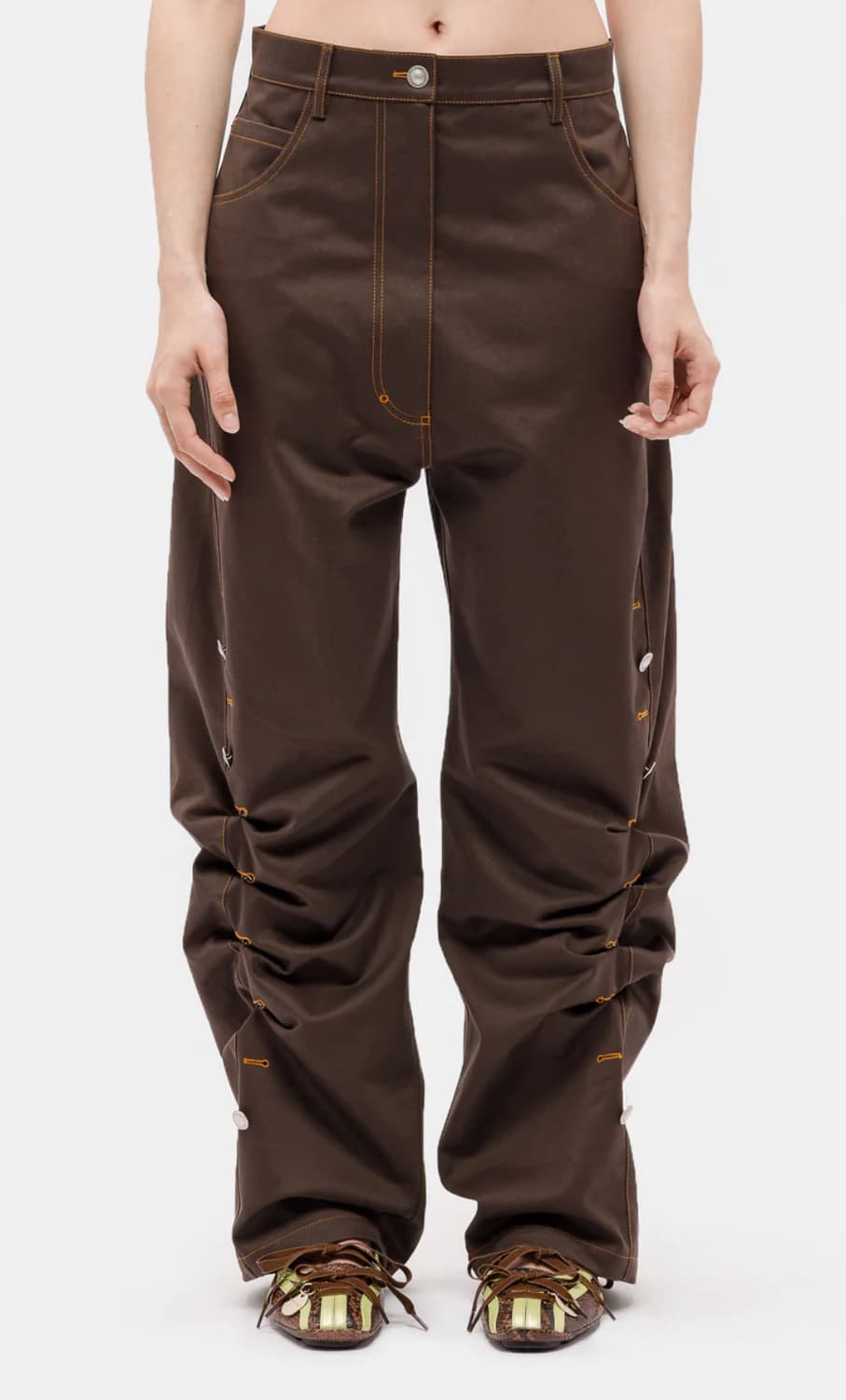 Kiko Kostadinov Brown Apollinaire Trouse 상품이미지1