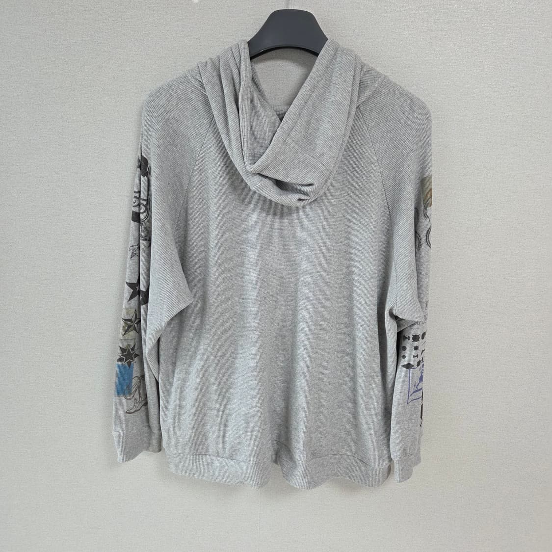 투머치택스 와플후드집업 그레이색상 (오늘하루만파격할인) 상품이미지8