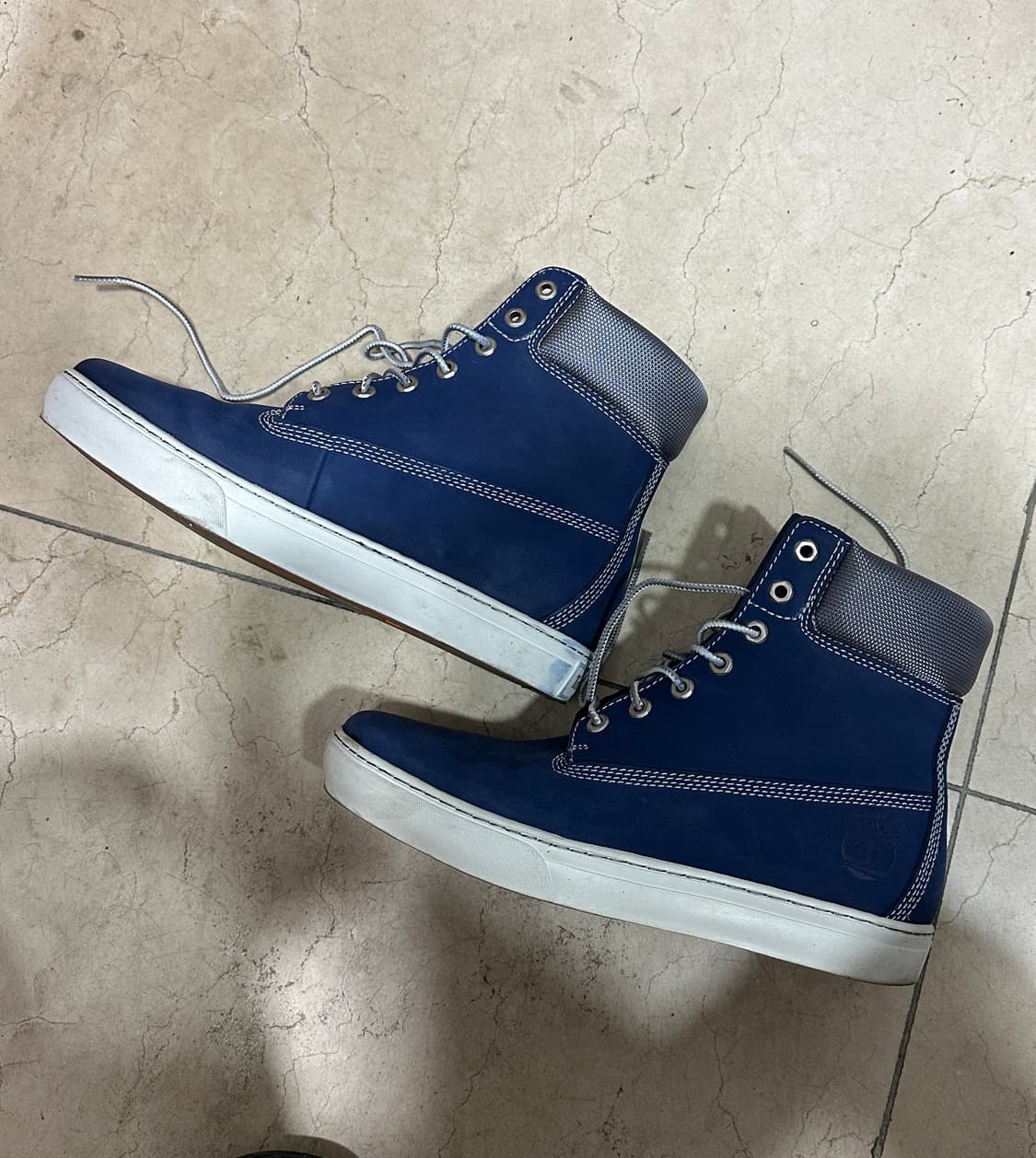 희귀템) 팀버랜드 워커 부츠 블루 US 9 ,270 사이즈 상품이미지4