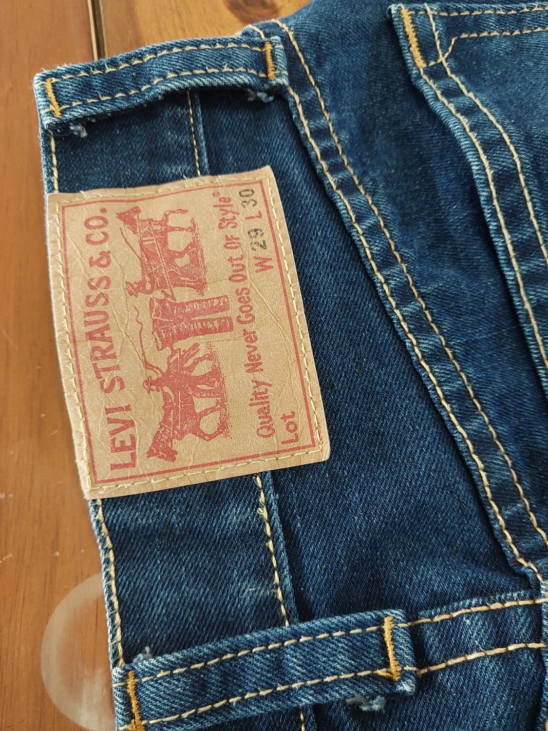 리바이스 타입1 아이코닉 데님자켓 팬츠 셋업 일괄판매 상품이미지8