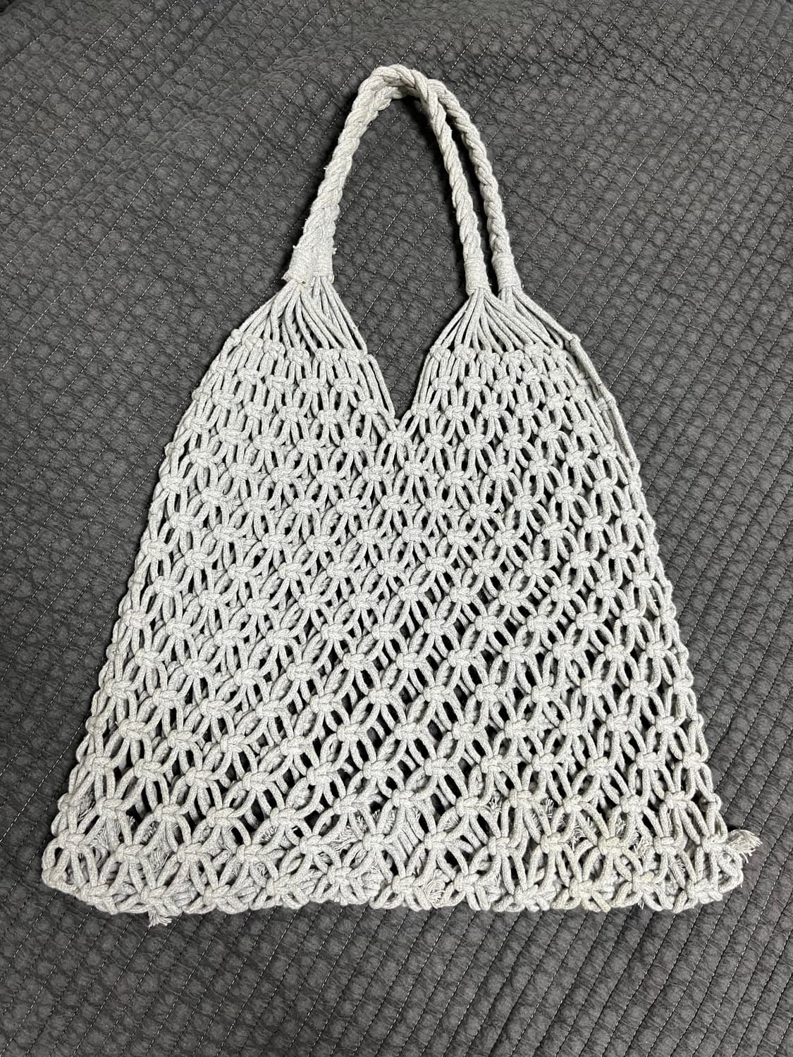 회색 네트 가방 상품이미지1