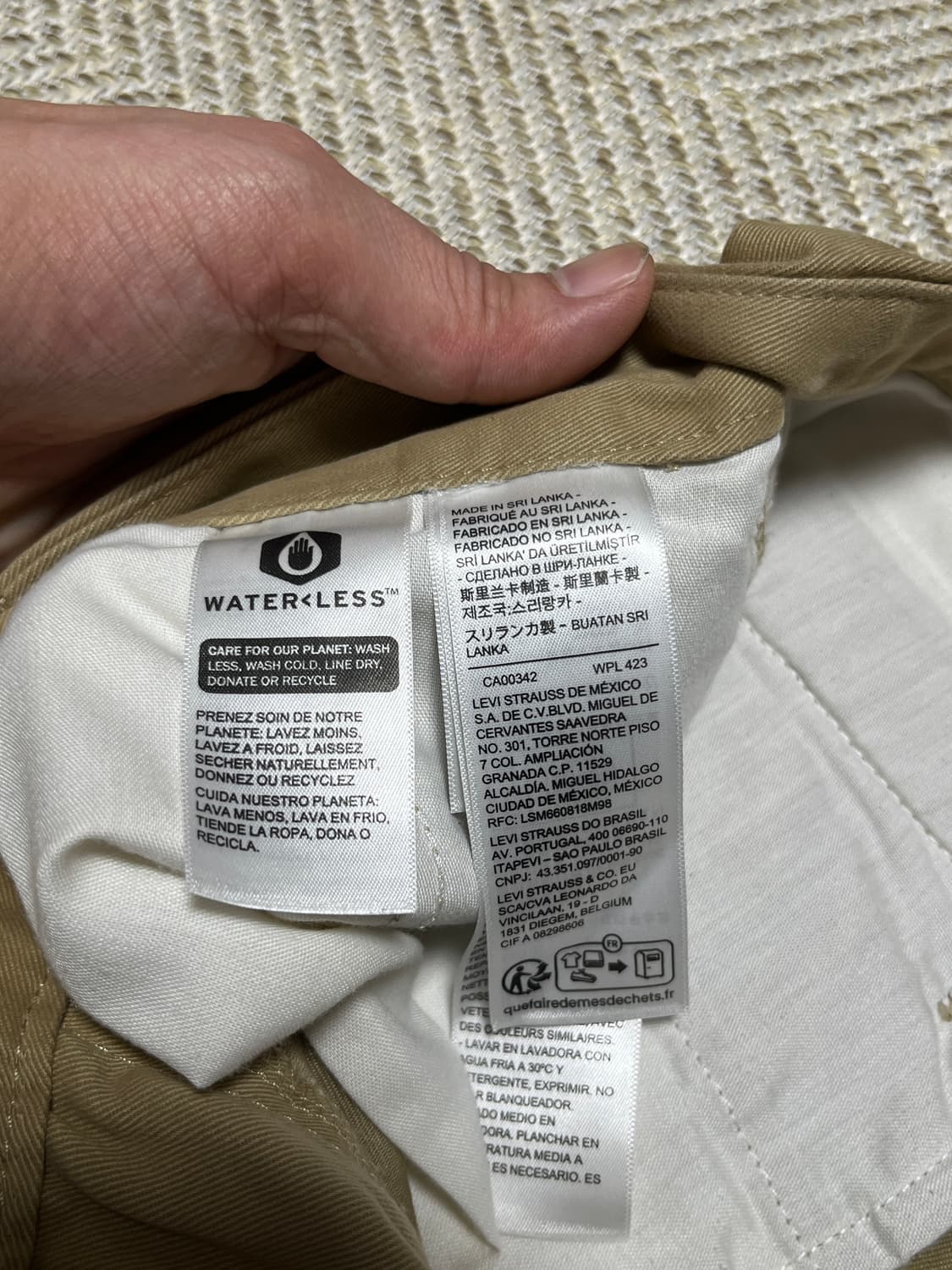 리바이스 배기핏 와이드팬츠 27 상품이미지7