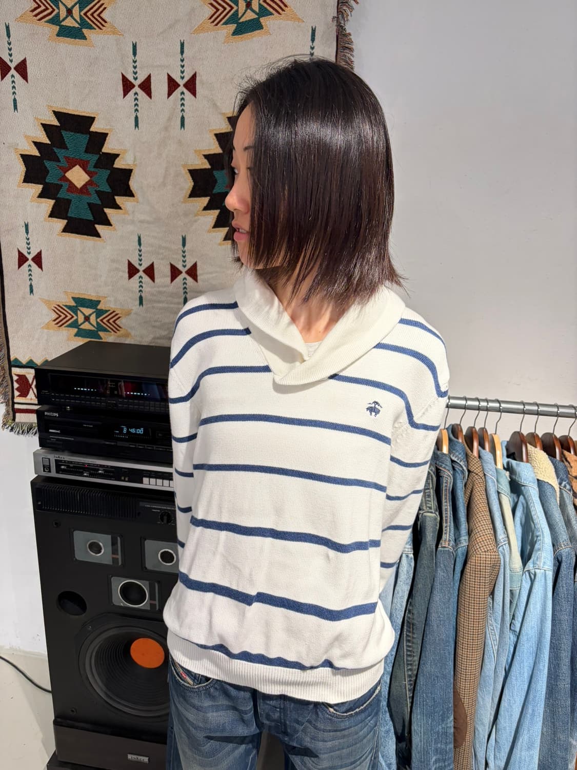 Brooks Brothers 마린 스트라이프 니트 상품이미지4