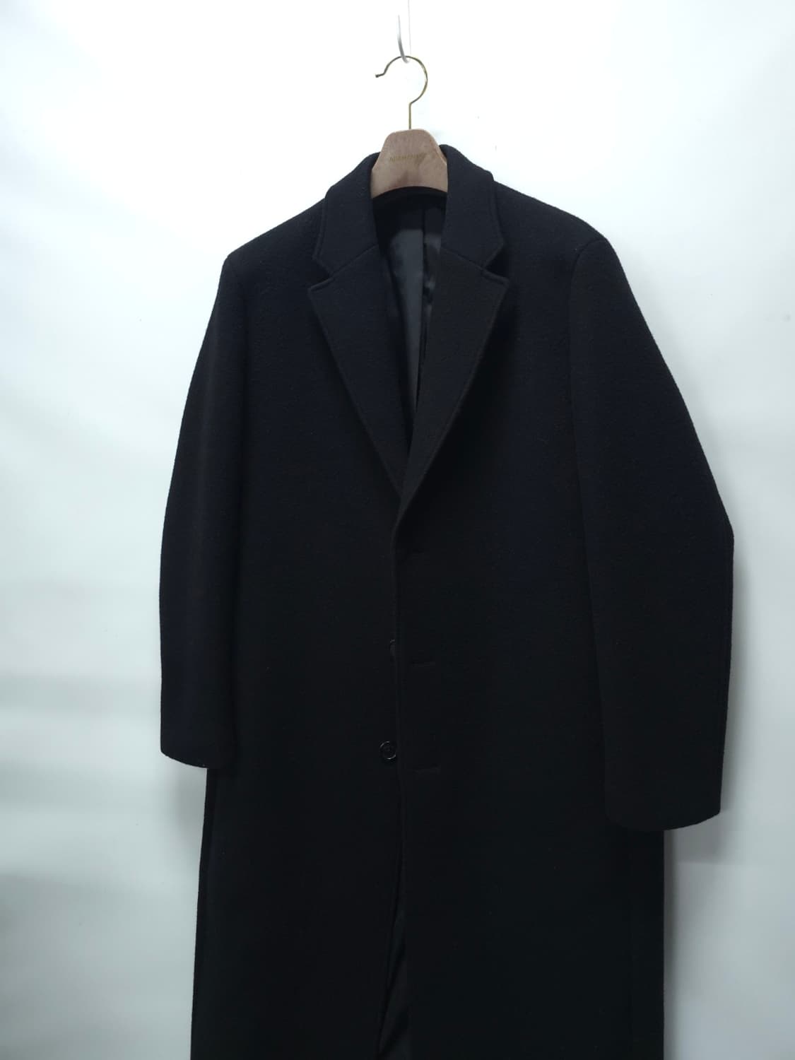 비바스튜디오 캐시미어 블렌디드 블랙 코트 상품이미지2