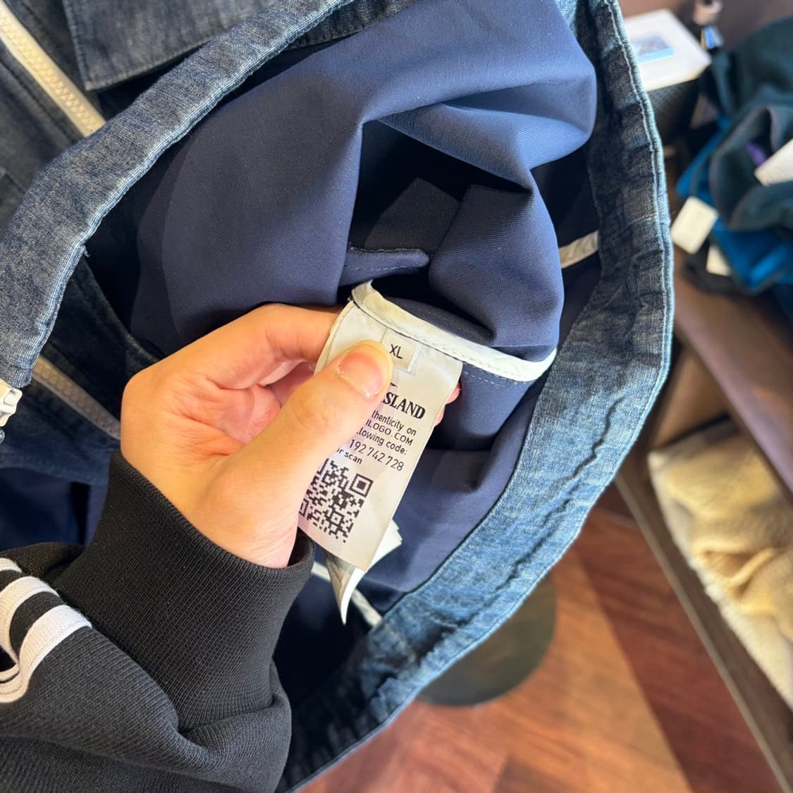 15775 - 스톤아일랜드 와펜 맥 샴브레이 자켓 상품이미지6