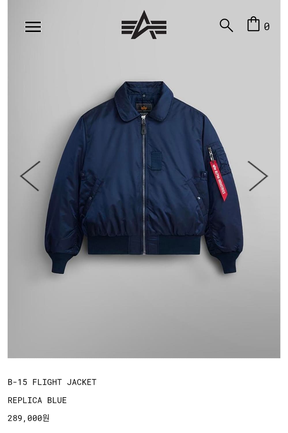 (착샷) 알파인더스트리 B15 ma1 봄버 자켓 상품이미지10