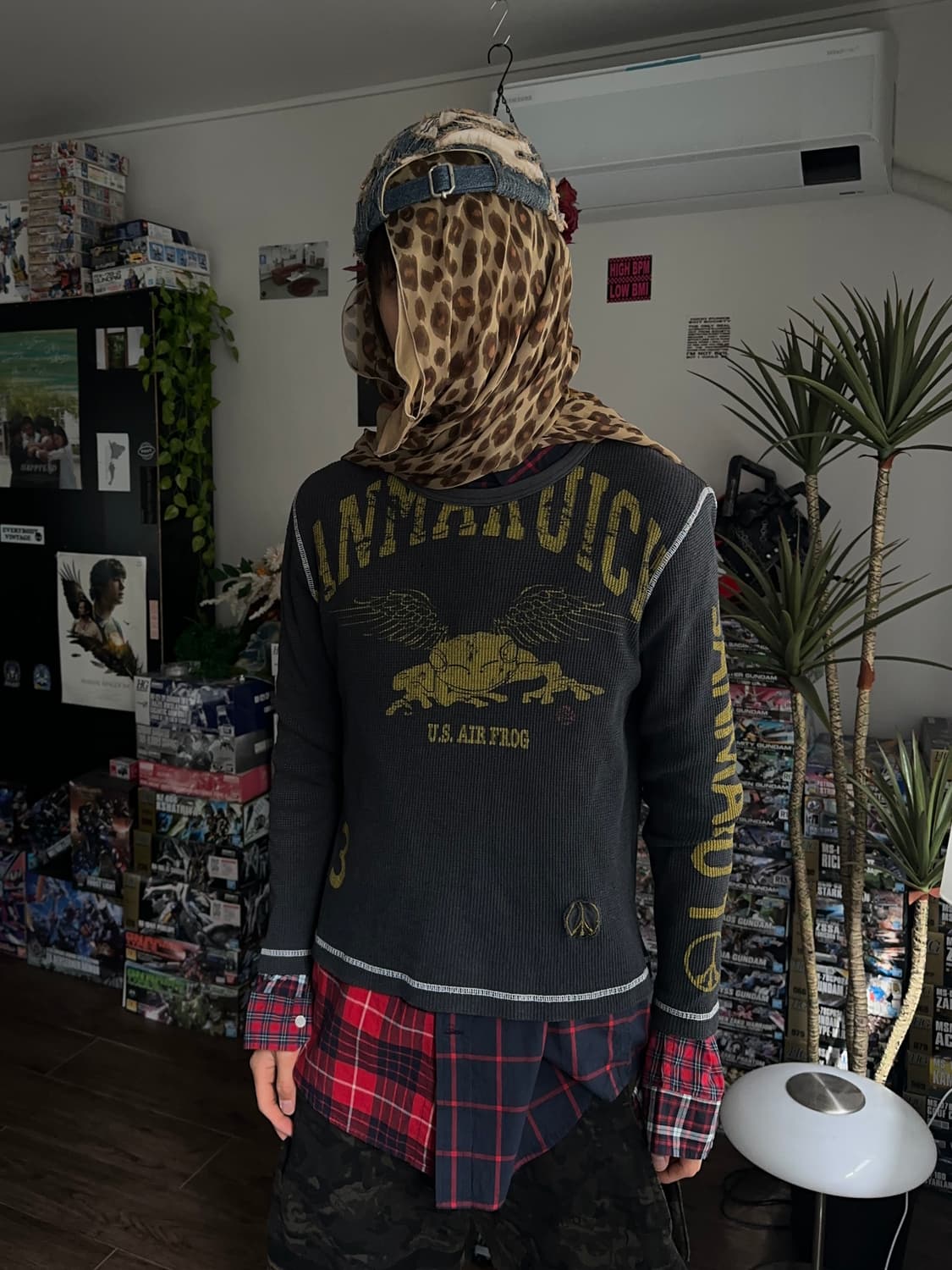 American Eagle 멀티 체크 믹스 셔츠 상품이미지3