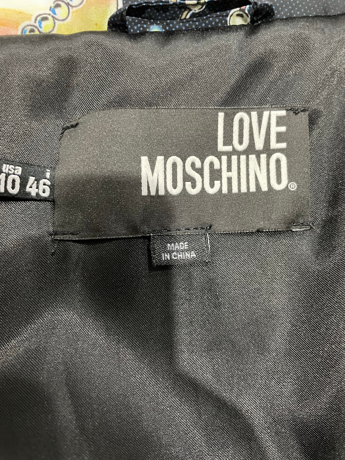 러브 모스키노 우주선 패턴 여성 패딩 XL 상품이미지3