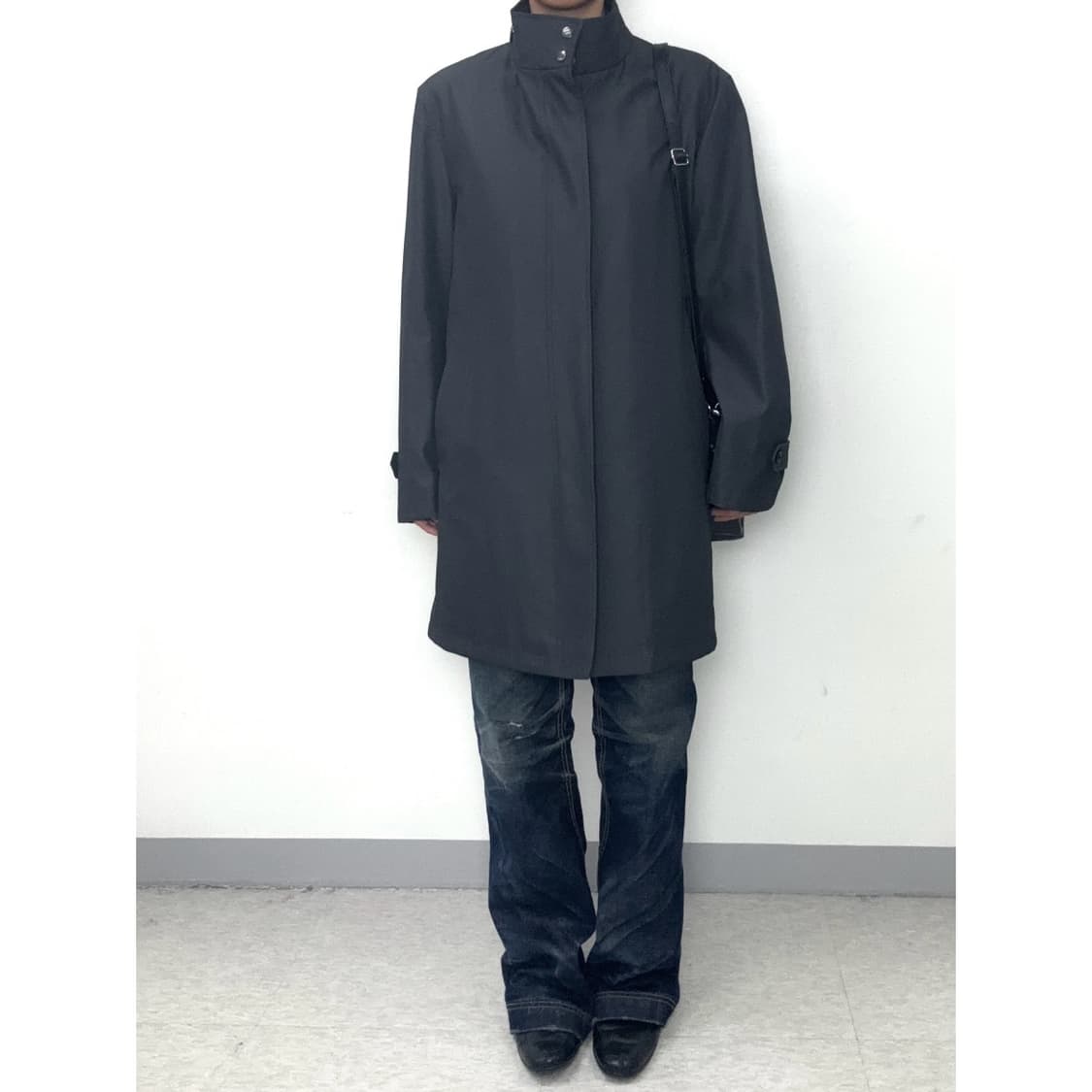 빈티지 차콜 락시크 점퍼 코트 상품이미지3