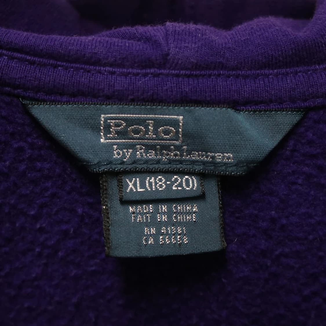 폴로 랄프로렌 옐로우 포니 로고 후드집업 62308 상품이미지7