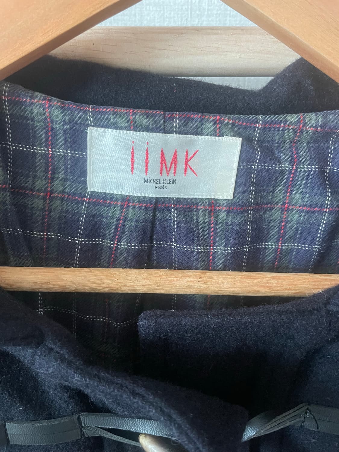 모리걸 빈티지 롱 후드 울 떡코 💙💚 상품이미지3