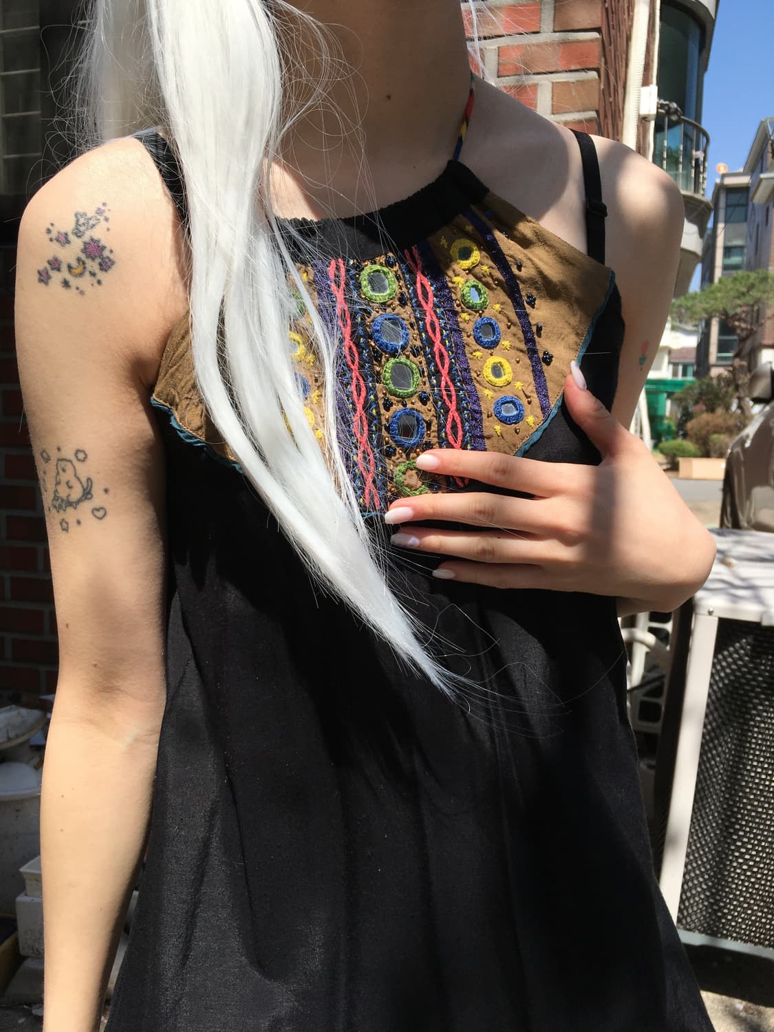 에스닉 홀터 원피스 or 스커트 상품이미지2