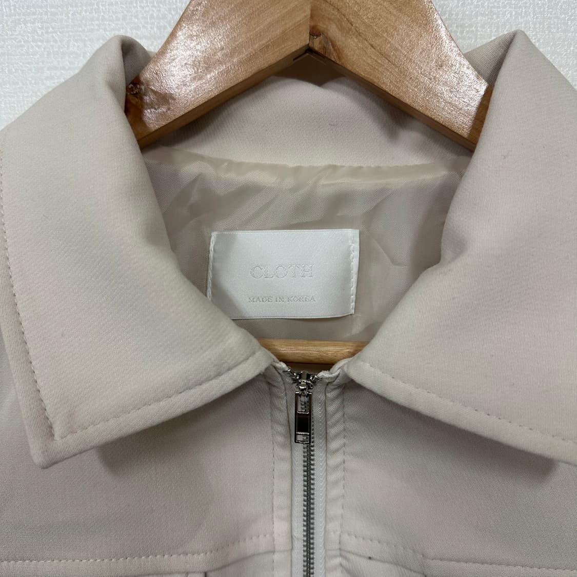 보세 아이보리 봄버자켓S 상품이미지3