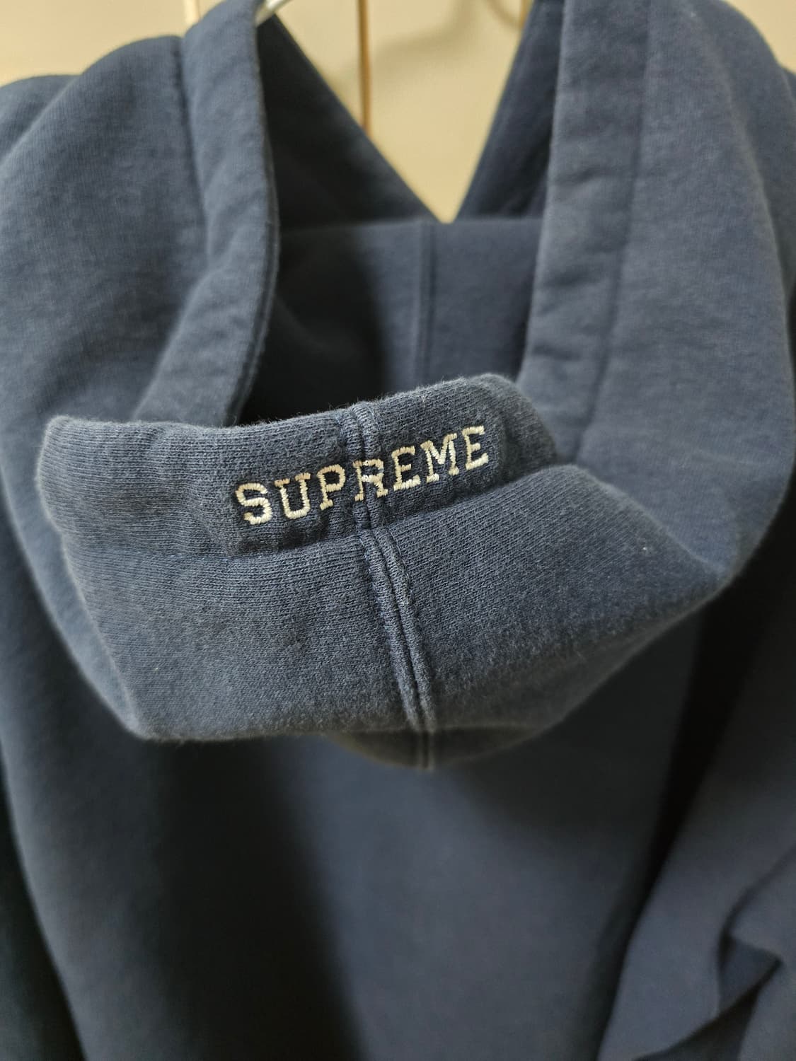 25ss 슈프림 S로고 후드 네이비 XL 상품이미지3