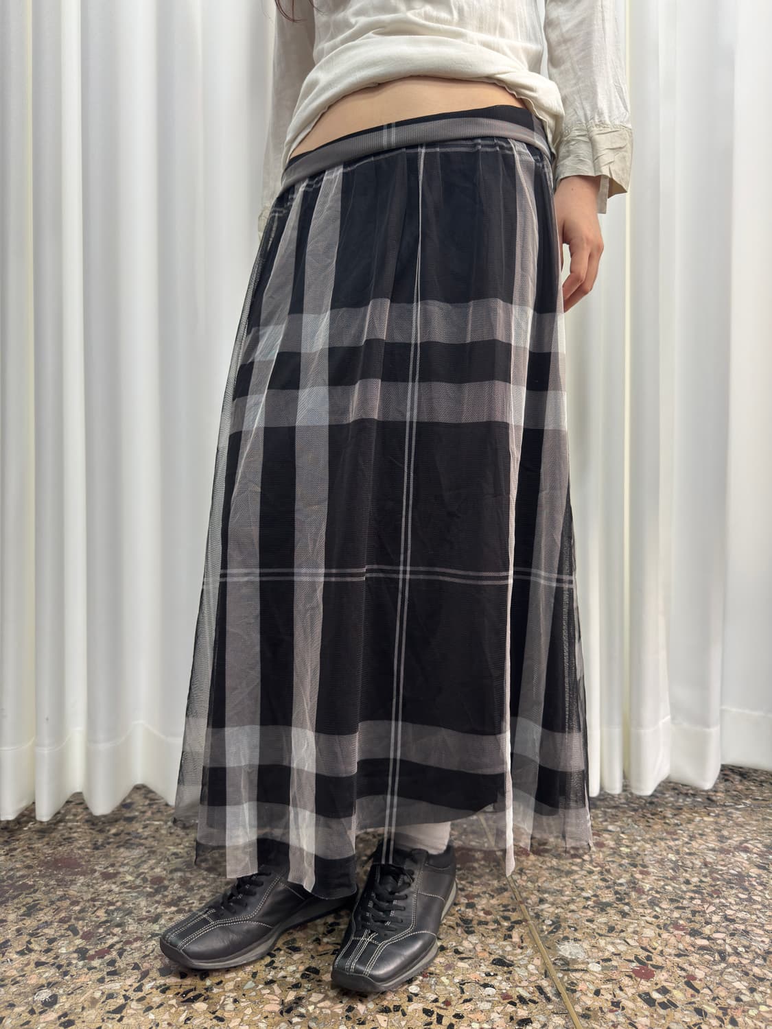 check sha skirt 상품이미지3