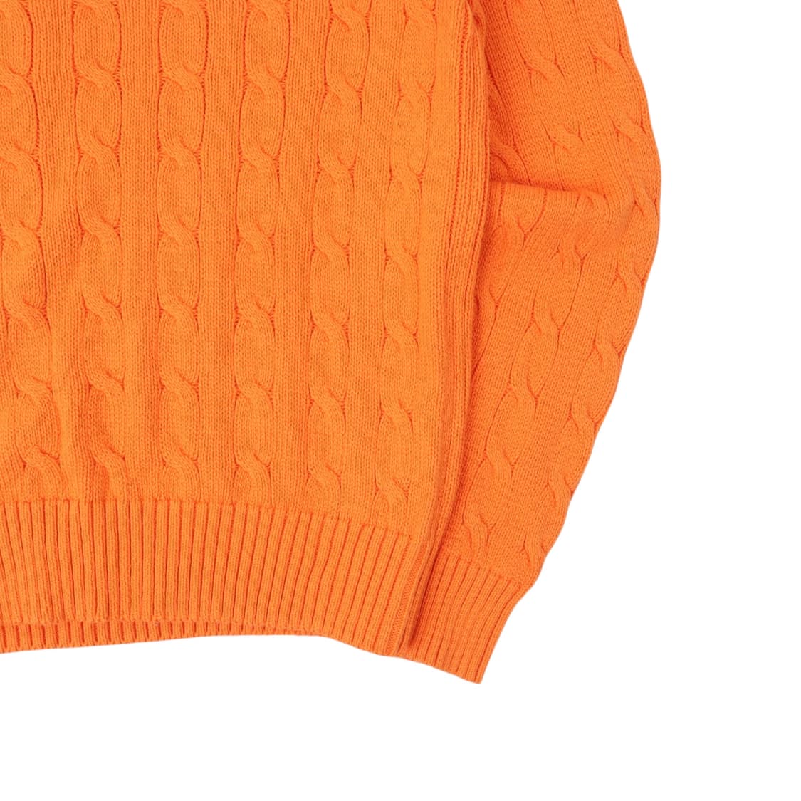 폴로 랄프로렌 QR 오렌지 케이블 니트 상품이미지6