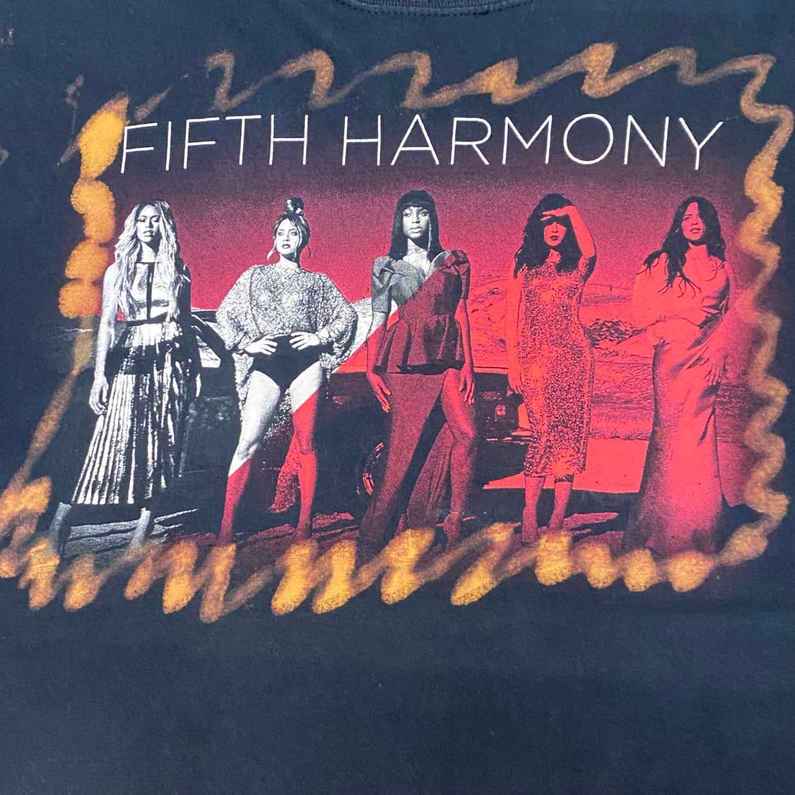 미국 빈티지 피프티 하모니 FIFTY HARMONY 락티셔츠 반팔티 상품이미지4