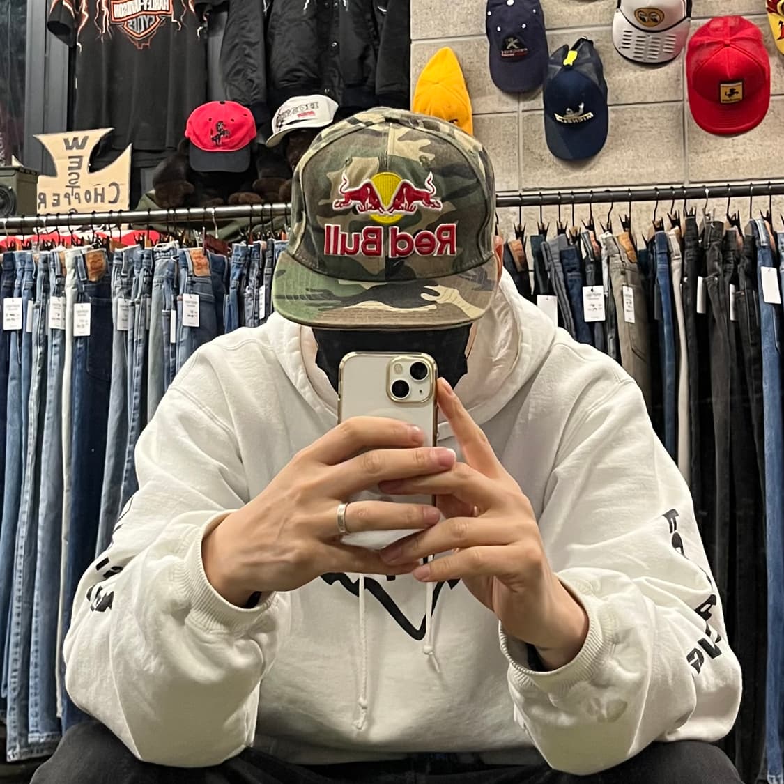 레드불 카모 스냅백 OS 상품이미지6