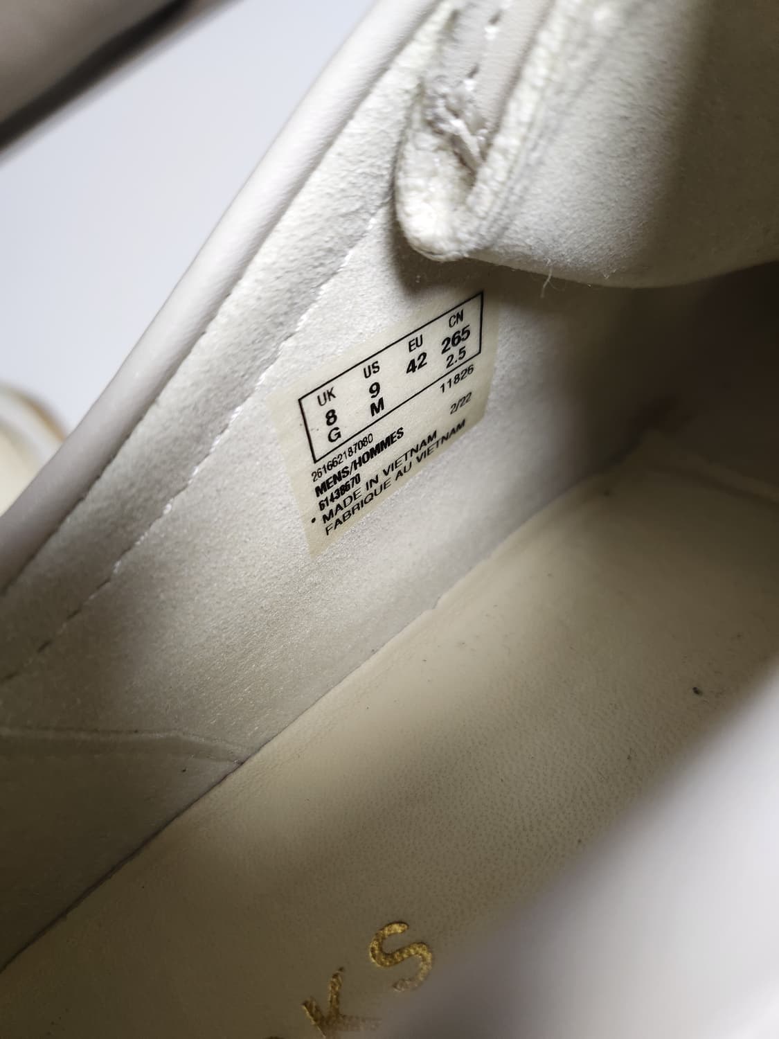 클락스 왈라비 컵 오프화이트 상품이미지2