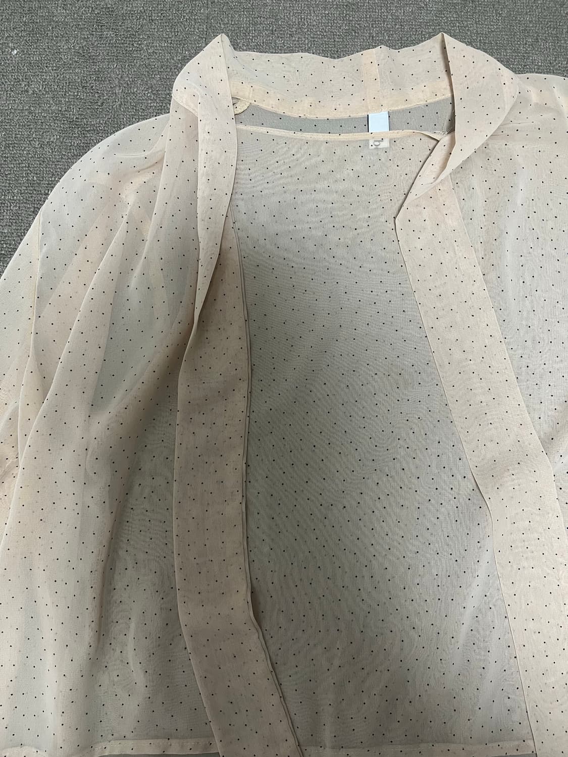 시스루 블라우스 상품이미지2