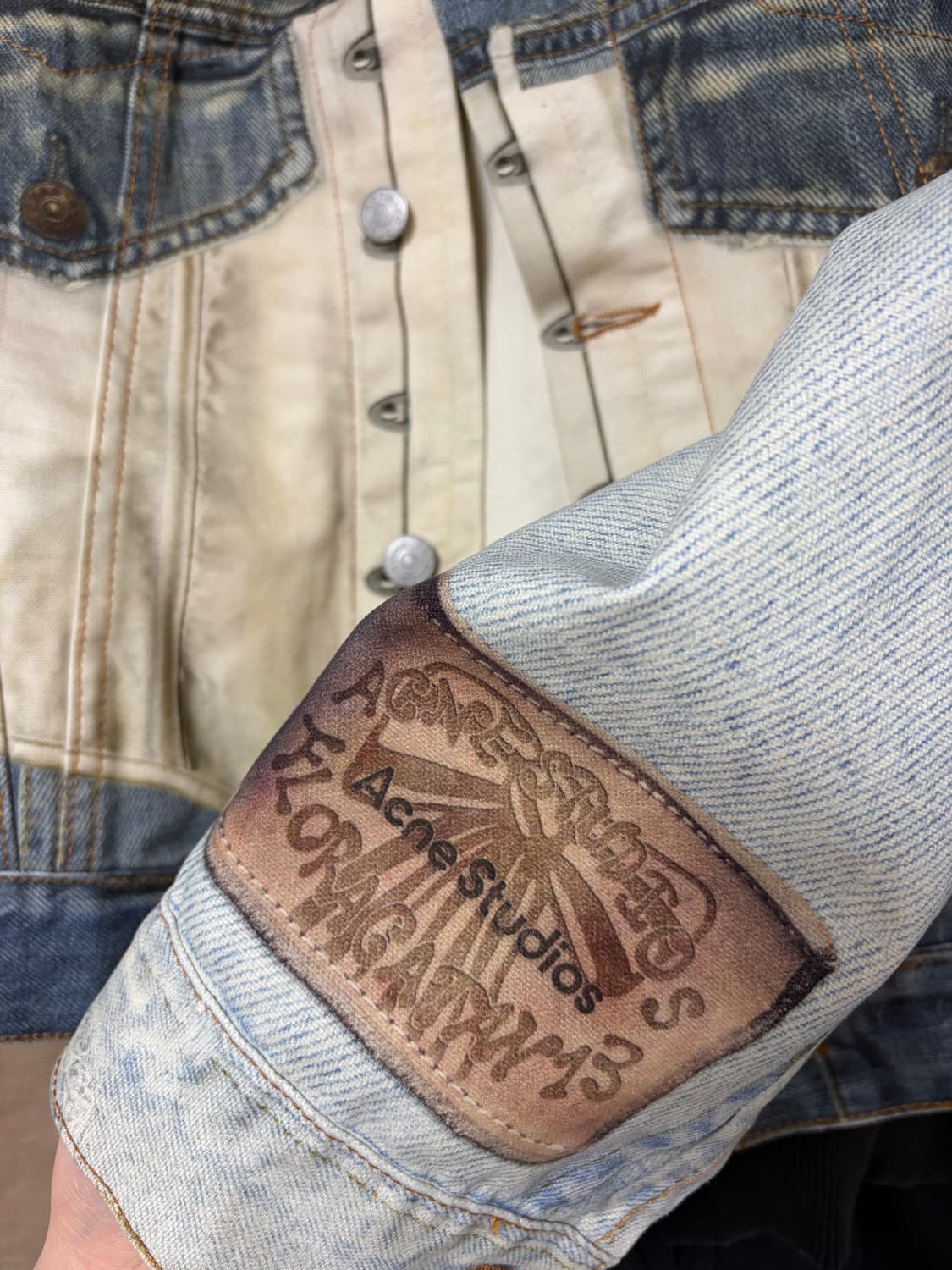 아크네 스튜디오 트롱 프뢰유 데님 자켓 size 46 상품이미지6