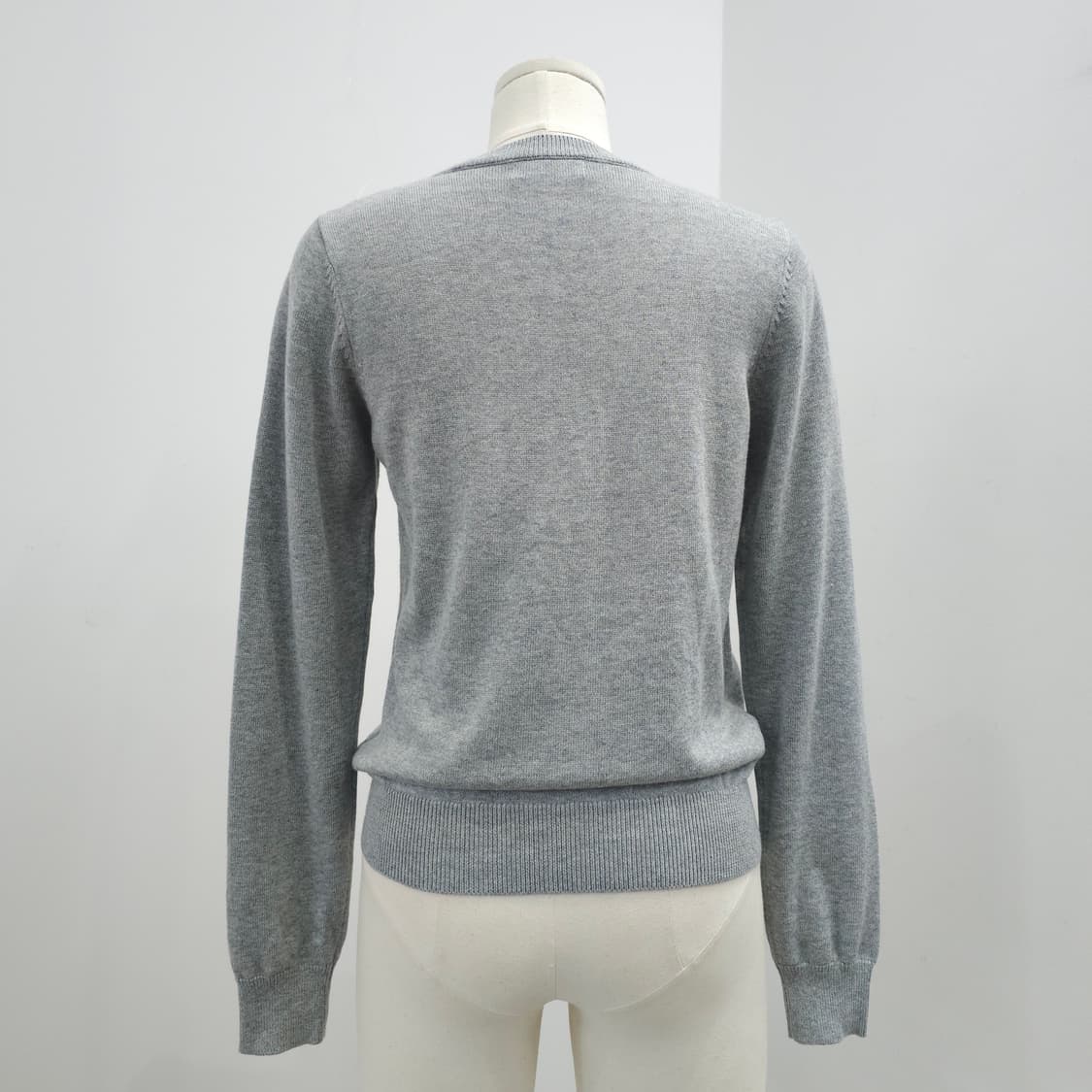 그레이 고양이 프린팅 니트 상품이미지3