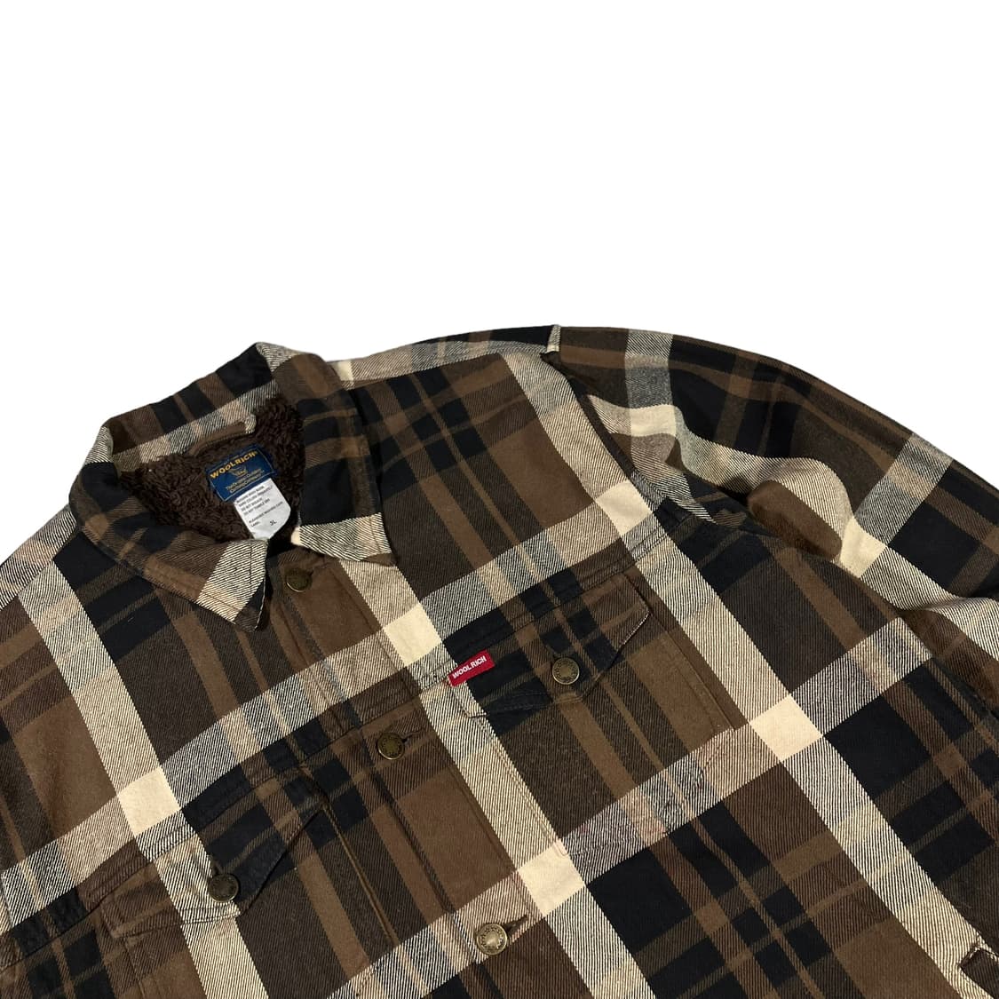 90s 울리치 헤비울 플란넬 체크 셔츠 상품이미지3