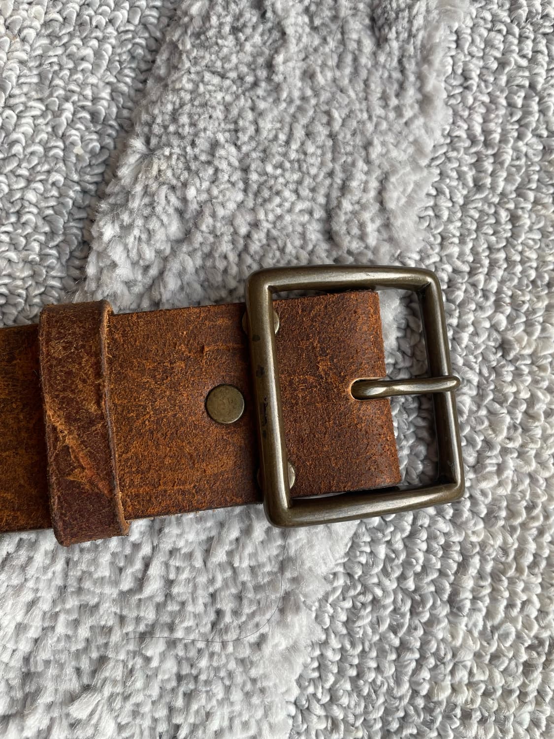 RRL 디스트레스트 레더벨트(32) 상품이미지6