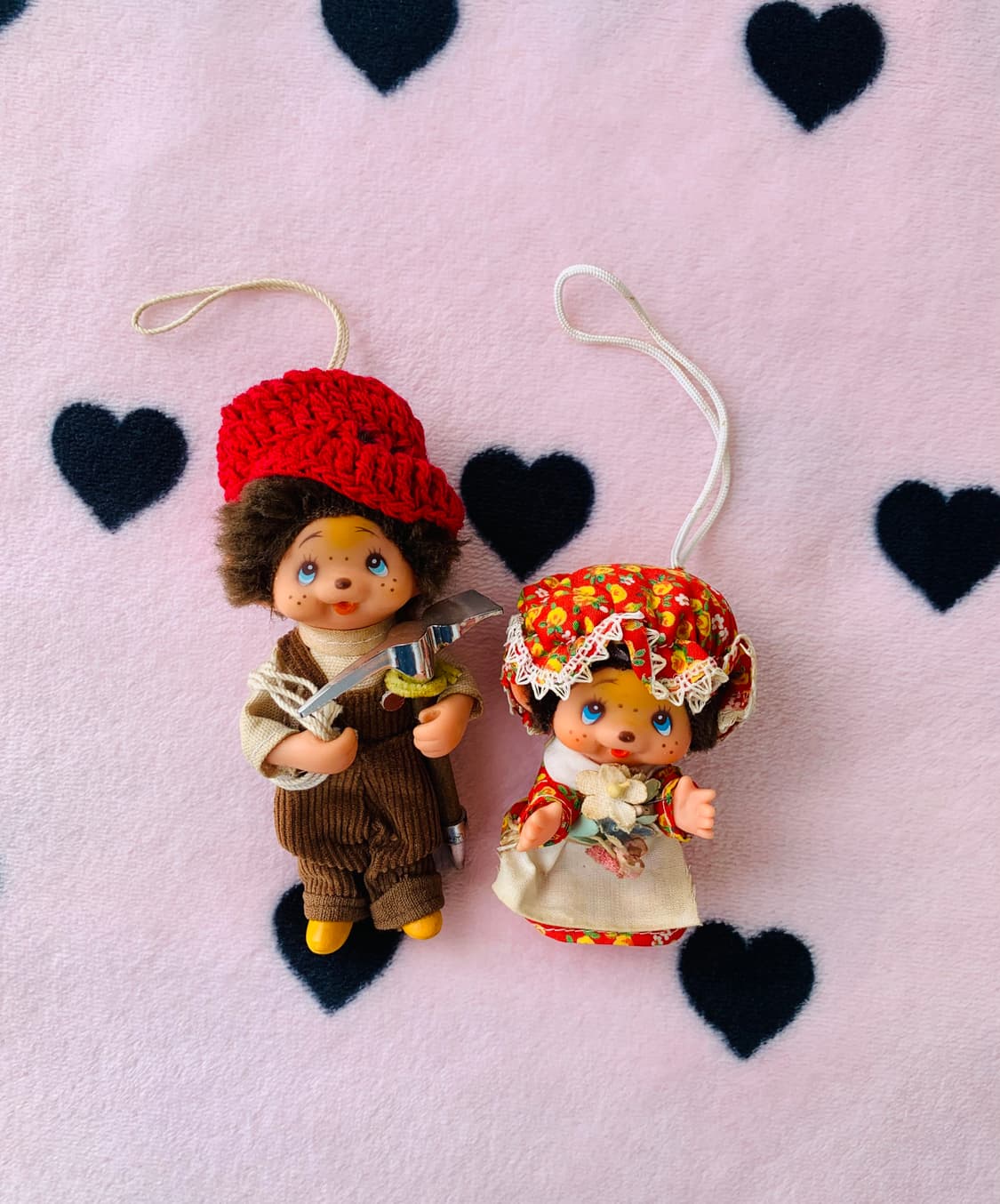 희귀 레트로 농부 & 아낙네 컨셉 몬치치세트 상품이미지1